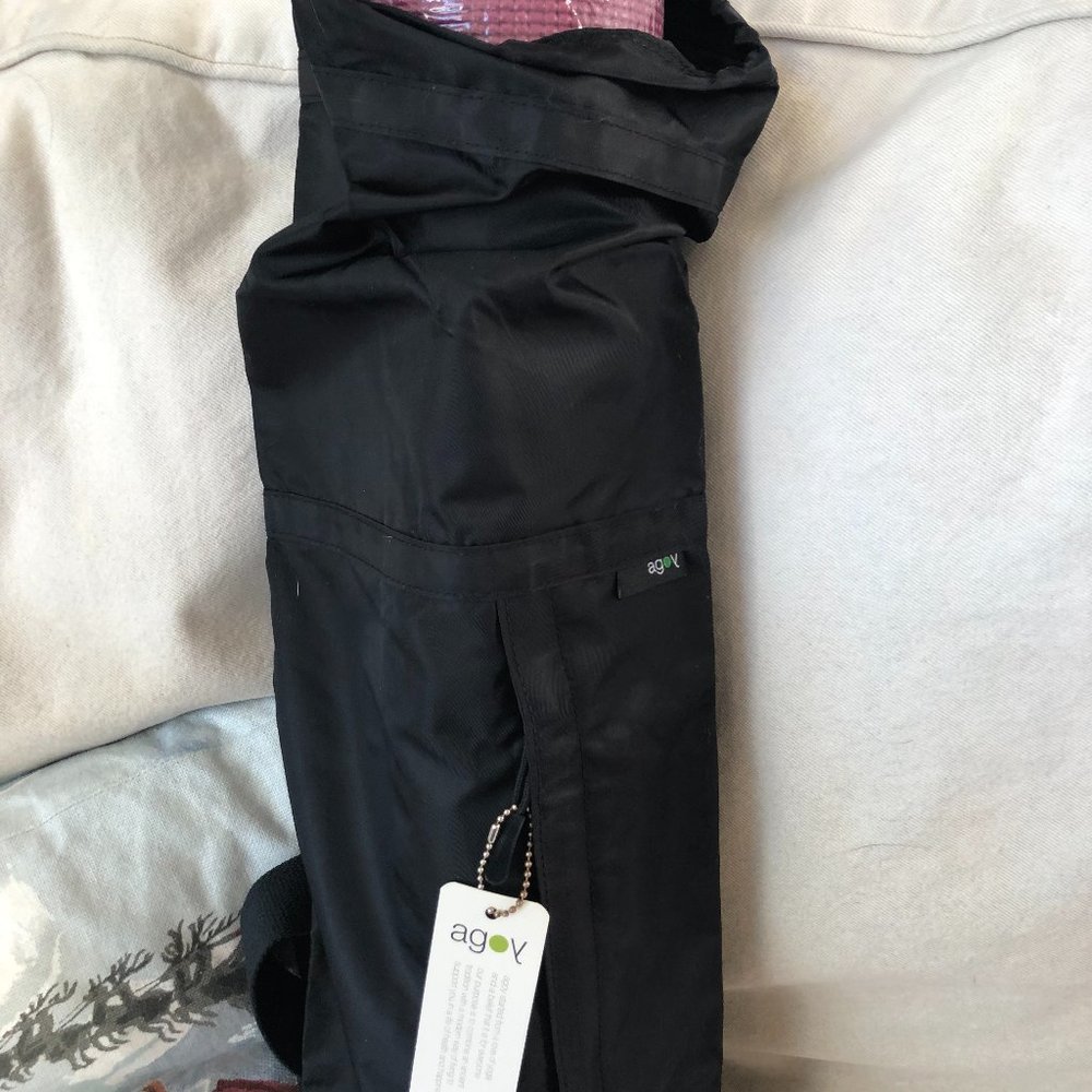 Unisex Classic Black Urban Yoga Mat bag - by agoy